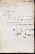 Proclamation de Jolyclerc à la cure de Saint Niziers.