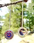 Fordite montée en pendentif.