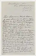 À Camille Saint-Saëns (entre 1909 et 1919)