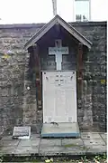 Monument des combats du 2e BCP de 1944, à l'abbaye Notre-Dame d'Oelenberg.