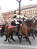 Corazzieri de la garde présidentielle en 2006.