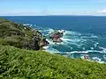 Poullan-sur-Mer : la Pointe de la Jument vue de l'est.