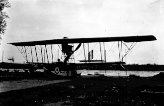 Vue de l'avion.