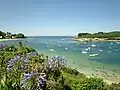 Saint-Pabu : l'embouchure de l'Aber Benoît.