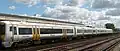 La rame Class 375/6 Electrostar Southeastern n° 375618 à Paddock Wood.