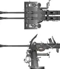 Double canon 3,7&nbsp;cm Flak M42U sur la version DLM 42U.