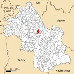 dans le département de l'Isère
