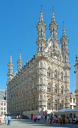 Hôtel de ville de Louvain.