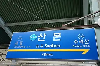 Image illustrative de l’article Sanbon (métro de Séoul)