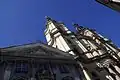 La façade baroque de l’église – la vue d’aujourd’hui