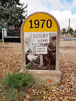 Souvenir du jumelage avec Ponchapt.