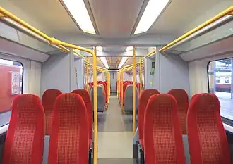 L'intérieur de la classe standard (Class 458/5)