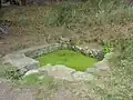 Lavoir le long des falaises au sud de la Pointe de Barnénez.
