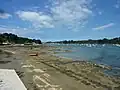 L'Anse de Térénez vue depuis le hameau de Kernéléhen.