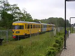 La rame préservée DE2 n°186 à Winterswijk.