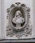 Buste du duc de Lorraine Léopold Ier au n° 48.