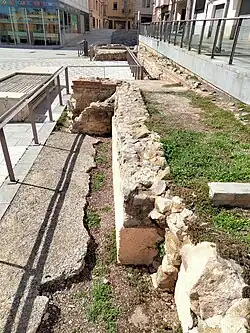 Vestiges des thermes romains.