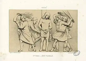 Jésus flagellé.