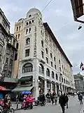 Le 4e Vakıf Han à Sirkeci, Istanbul, par Kemaleddin Bey (vers 1914)