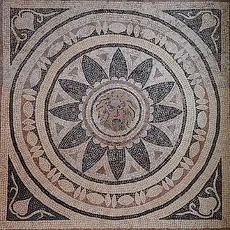 Phobos (mosaïque du IVe&nbsp;siècle apr. J.-C., Halicarnasse).