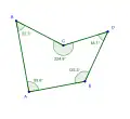 Pentagone concave quelconque
