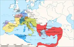 Europe vers 500