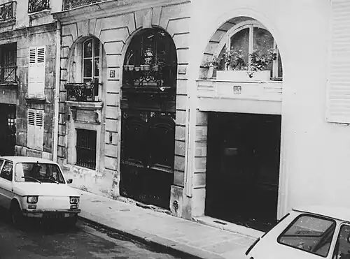Nos&nbsp;51-53, quai de Bourbon en 1981.