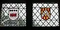 Manoir de Minguionnet, armoiries de familles anciennement propriétaires du manoir.