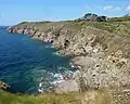 La pointe de Brenterc'h vue du sud.