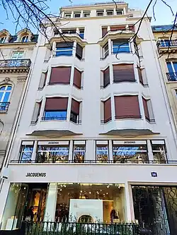 No 58, avenue Montaigne (1937).