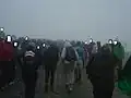 Spectateurs encourageant les coureurs au passage de la Roche de Mio (2&nbsp;681&nbsp;m)