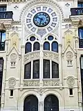 Détails de la façade.