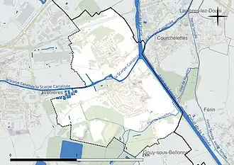 Le réseau hydrographique de Corbehem.