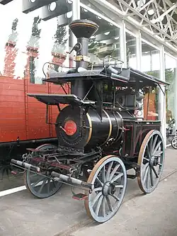 Locomobile à vapeur, 1892.
