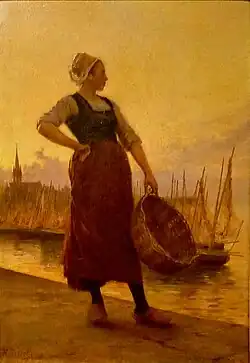 La Pêcheuse, Rochefort, musée Hèbre de Saint-Clément.