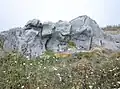 Lilia : les rochers de Beg ar C'hastell Ac'h.