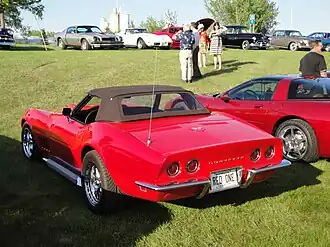 Arrière du cabriolet de 1968