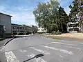 Rue Ampère, université Paris-Saclay.