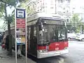 Ligne 70 au terminus de Kossuth Lajos tér en 2010.