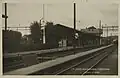 Le second bâtiment de la gare, de 1862 à 1930.