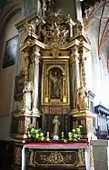 Autel latéral du Sacré-Cœur de Jésus.