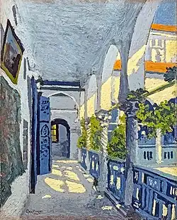 Galerie d'un riad marocain