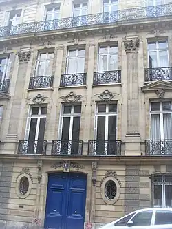 Hôtel de la famille Ephrussi au no&nbsp;81 (1871).