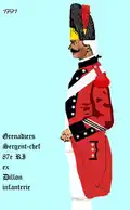 régiment de Dillon de 1791