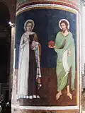 Sainte Agnès et saint Jean-Baptiste.