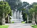 Le jardin à la françaiseJeux d'eau.