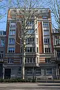 Immeuble du 9, boulevard de la Liberté, Lille, construit par Armand Ernest Lemay vers 1955.