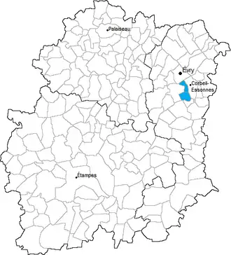 Canton de Corbeil-Essonnes-Ouest