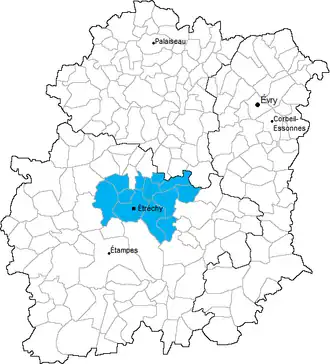 Canton d'Étréchy