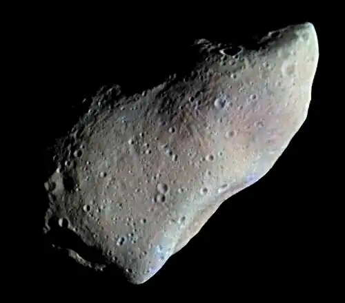 L'astéroïde Gaspra photographié par Galileo.